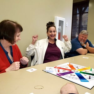 Company Culture Board Game in play